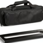 Guitar Effect Pedal Board by Pavo, Black Steel, 15.7" x 4.9"-0