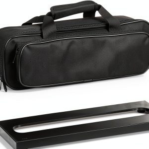 Guitar Effect Pedal Board by Pavo, Black Steel, 15.7" x 4.9"-0