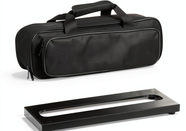 Guitar Effect Pedal Board by Pavo, Black Steel, 15.7" x 4.9"-0