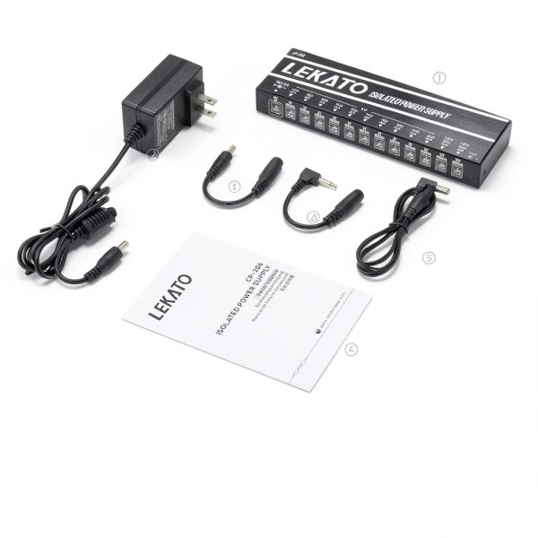 LEKATO Guitar Pedal Power Supply 12 Ports-5