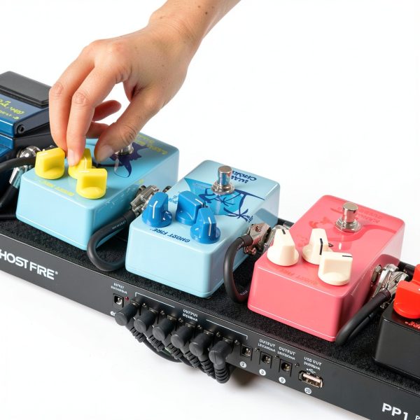 GHOSTFIRE PP Aluminum Alloy Effects Pedal Board for Guitar-5