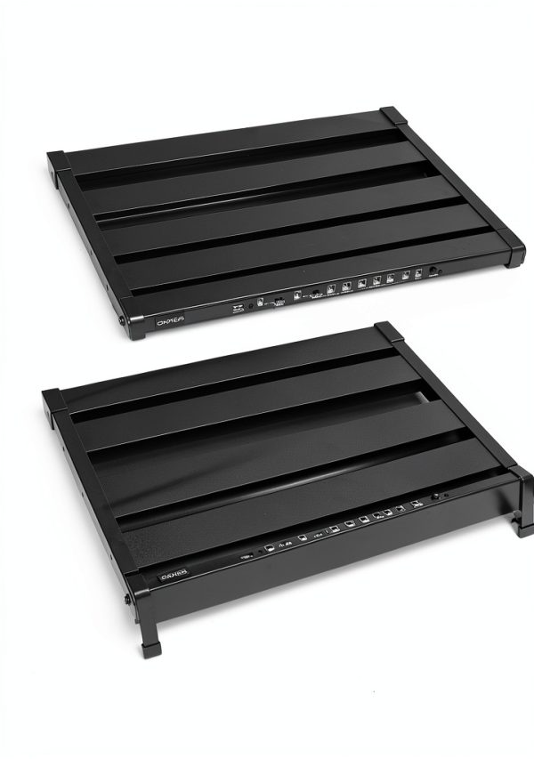 Pavo Aluminum Pedal Board 10-Port Power Black-2