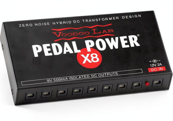 Pedal Power 9V DC Power Supply Black PPX8-2
