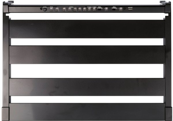 Pavo Aluminum Pedal Board 10-Port Power Black-3