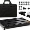 Pavo Aluminum Pedal Board 10-Port Power Black-0