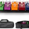 Guitar Effect Pedal Board by Pavo, Black Steel, 15.7" x 4.9"-3