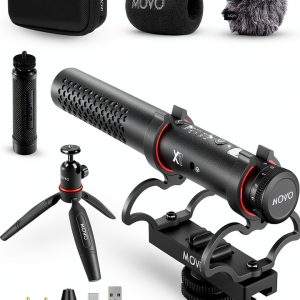 Movo X1 Shotgun Microphone Aluminum for Creators-0