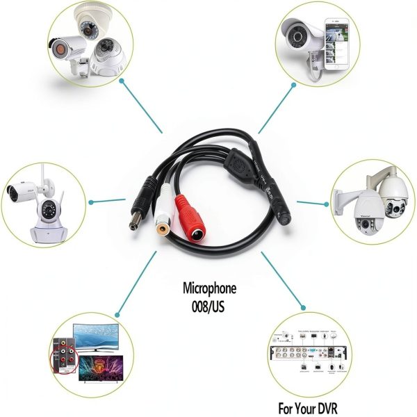 USA Sales Group CCTV Microphone Mini Plastic-5
