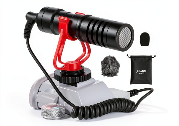 Moukey Shotgun Microphone for DSLR Cameras-0