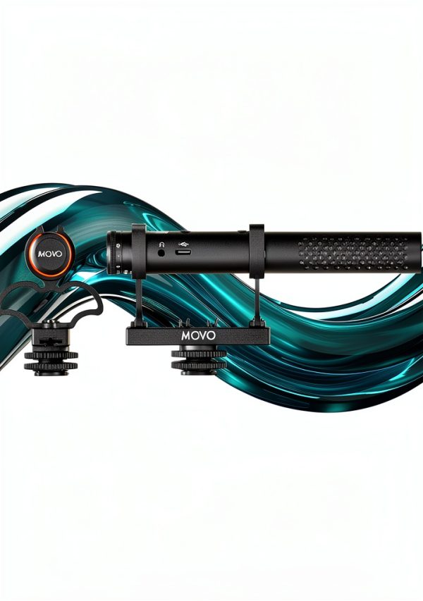 Movo X1 Shotgun Microphone Aluminum for Creators-1