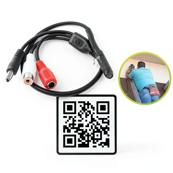 USA Sales Group CCTV Microphone Mini Plastic-2