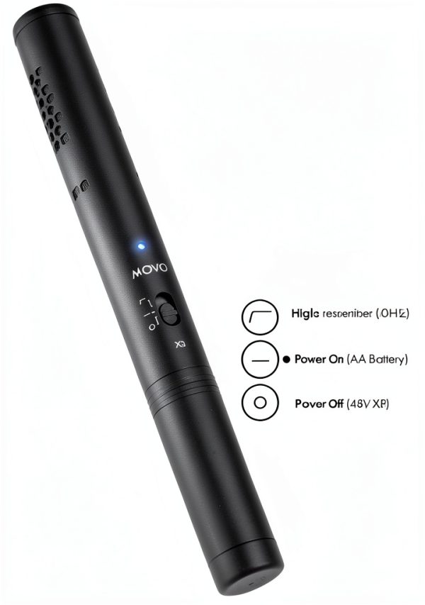 Movo X3-II Shotgun Microphone for Video Filmmaking-4