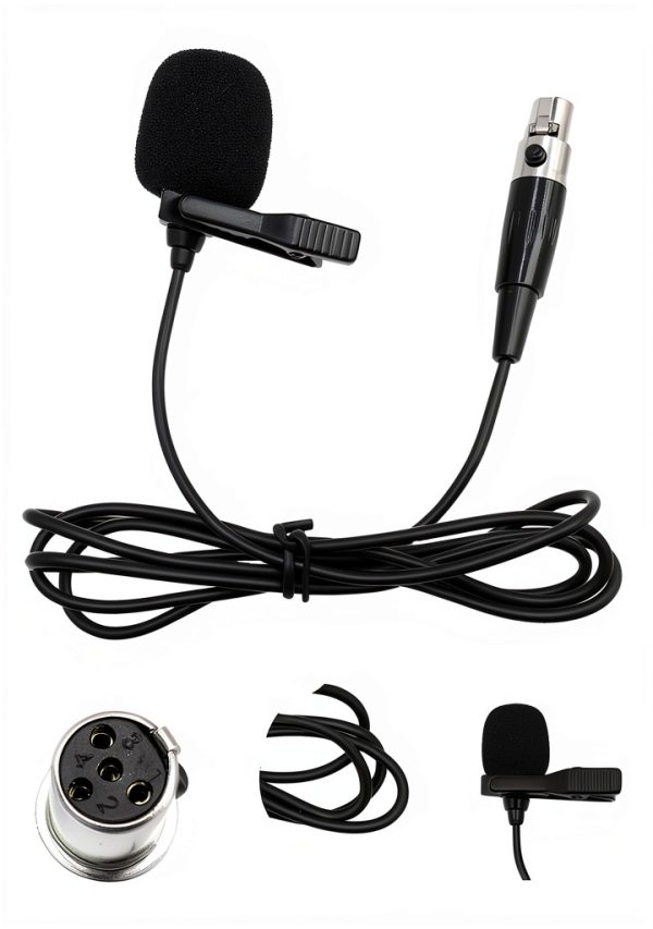 Lavalier Microphone NewTH Mini XLR Brass Clip-5