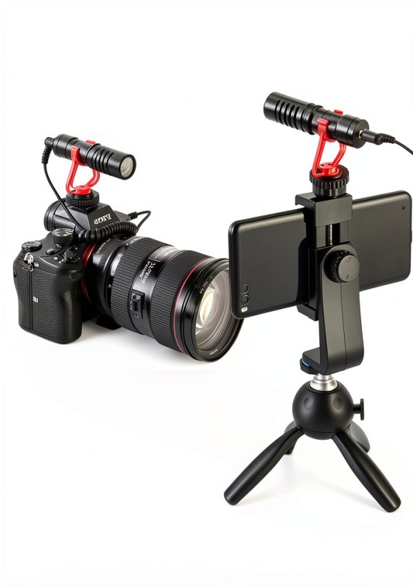 Moukey Shotgun Microphone for DSLR Cameras-4