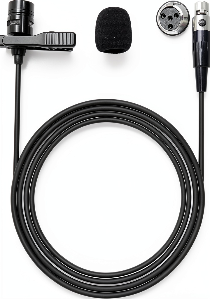NewTH mini lavalier microphone with brass housing