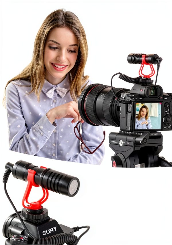 Moukey Shotgun Microphone for DSLR Cameras-2
