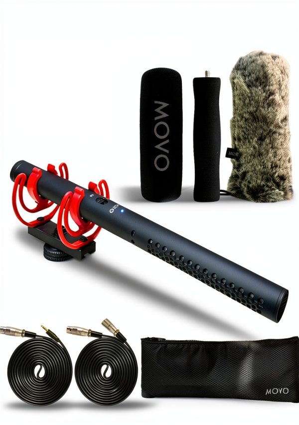 Movo X3-II Shotgun Microphone for Video Filmmaking-5