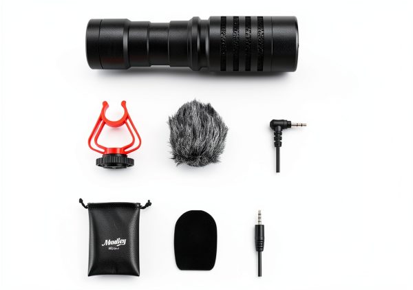 Moukey Shotgun Microphone for DSLR Cameras-6