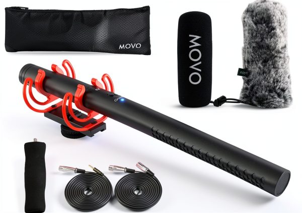 Movo X3-II Shotgun Microphone for Video Filmmaking-0