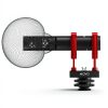 Movo X1 Mini Shotgun Microphone Aluminum 2200 Ohms Impedance Black-3