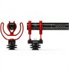 Movo X1 Mini Shotgun Microphone Aluminum 2200 Ohms Impedance Black-1