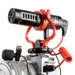 Lavalier Microphone SMALLRIG Stereo Mini Mic with Shock Mount-0